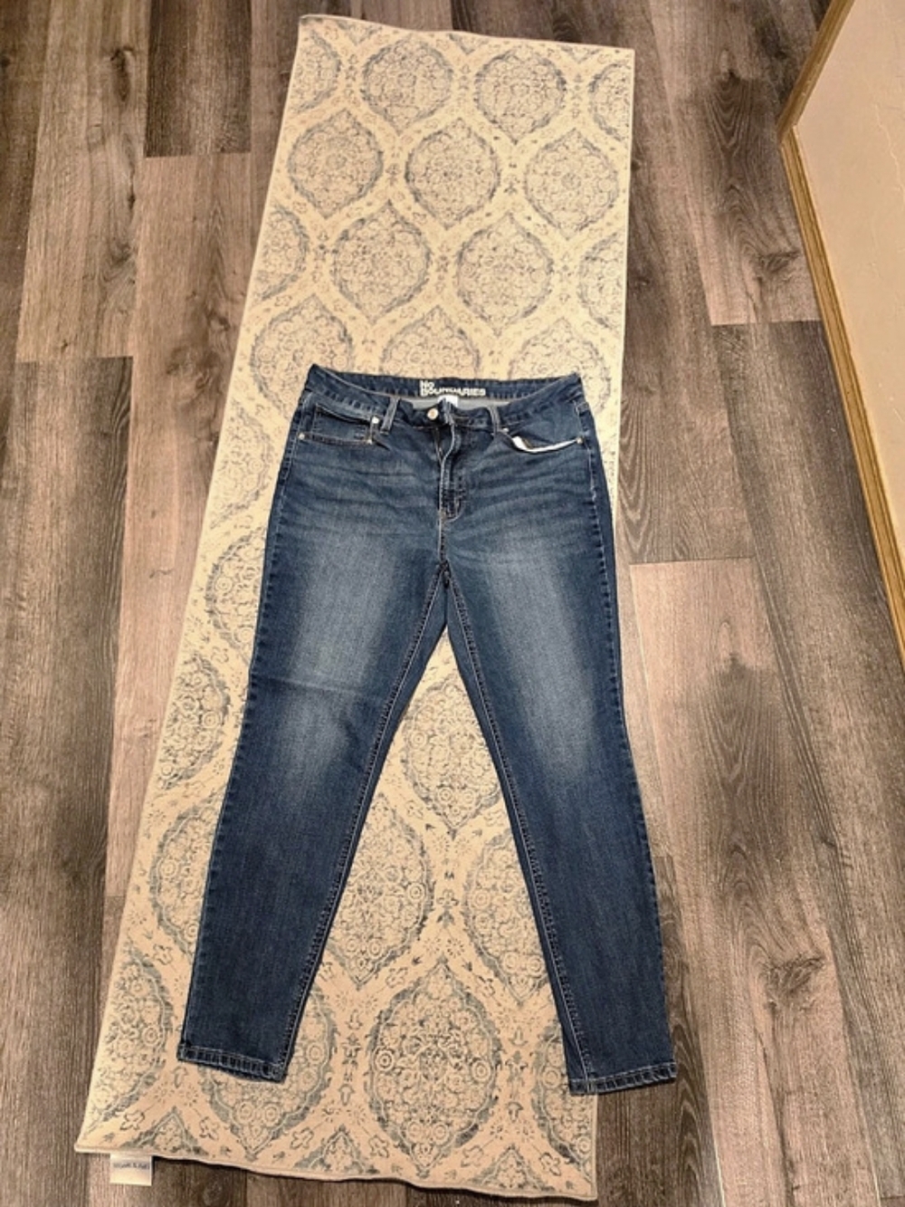 No Boundaries Women's Skinny Jeans Blue Waist 16